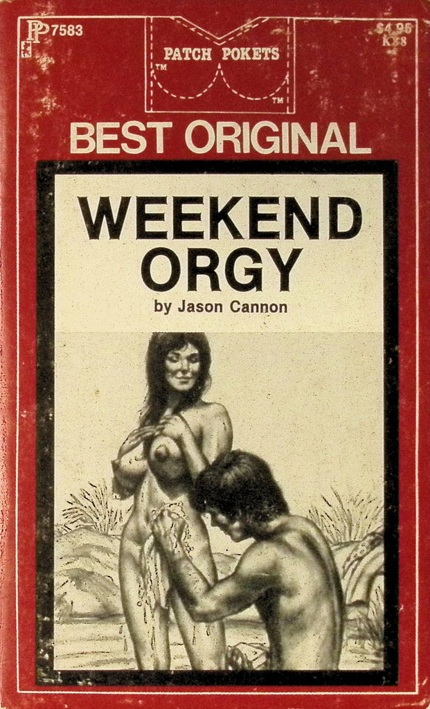Weekend Orgy by Jason Cannon PP7583 1976 Patch Pockets Greenleaf Classics Adult Paperback Novel 080625AMP