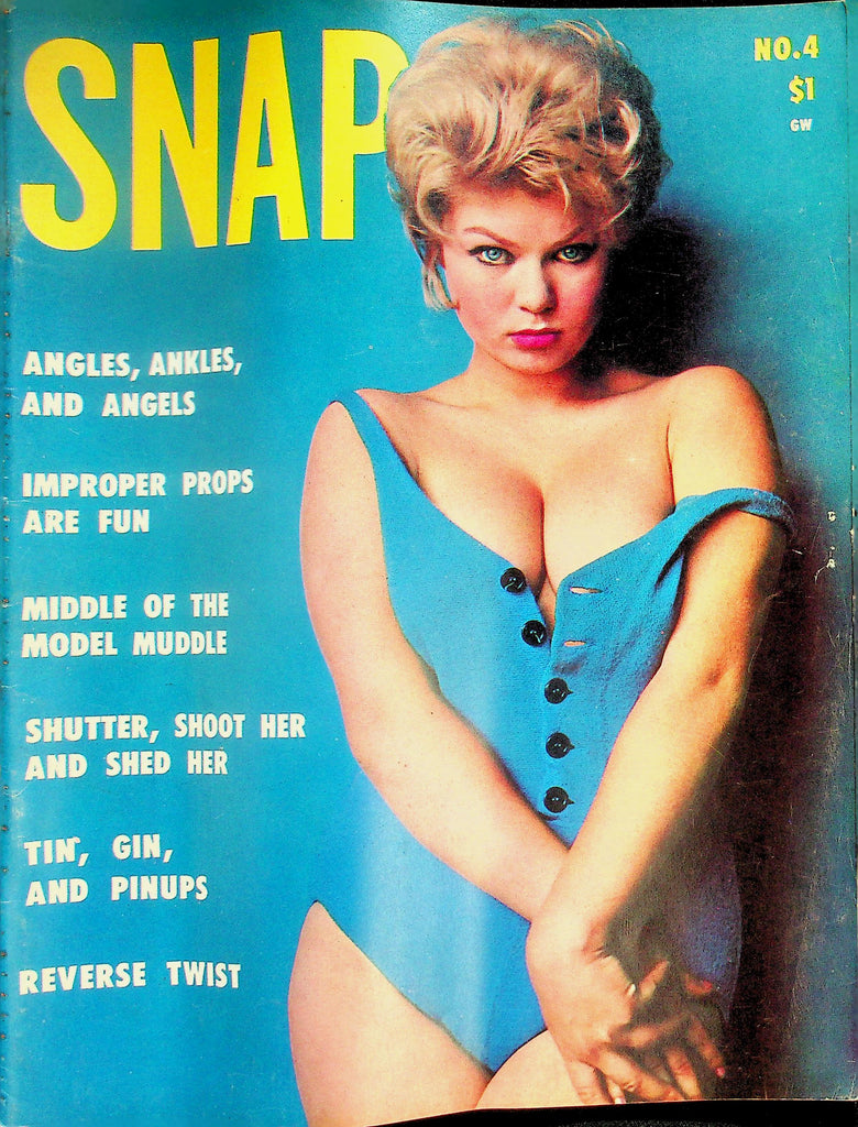 Snap Vintage Magazine  Cover/Centerfold Girl Alice  #4 1959   100526lmp-GSC