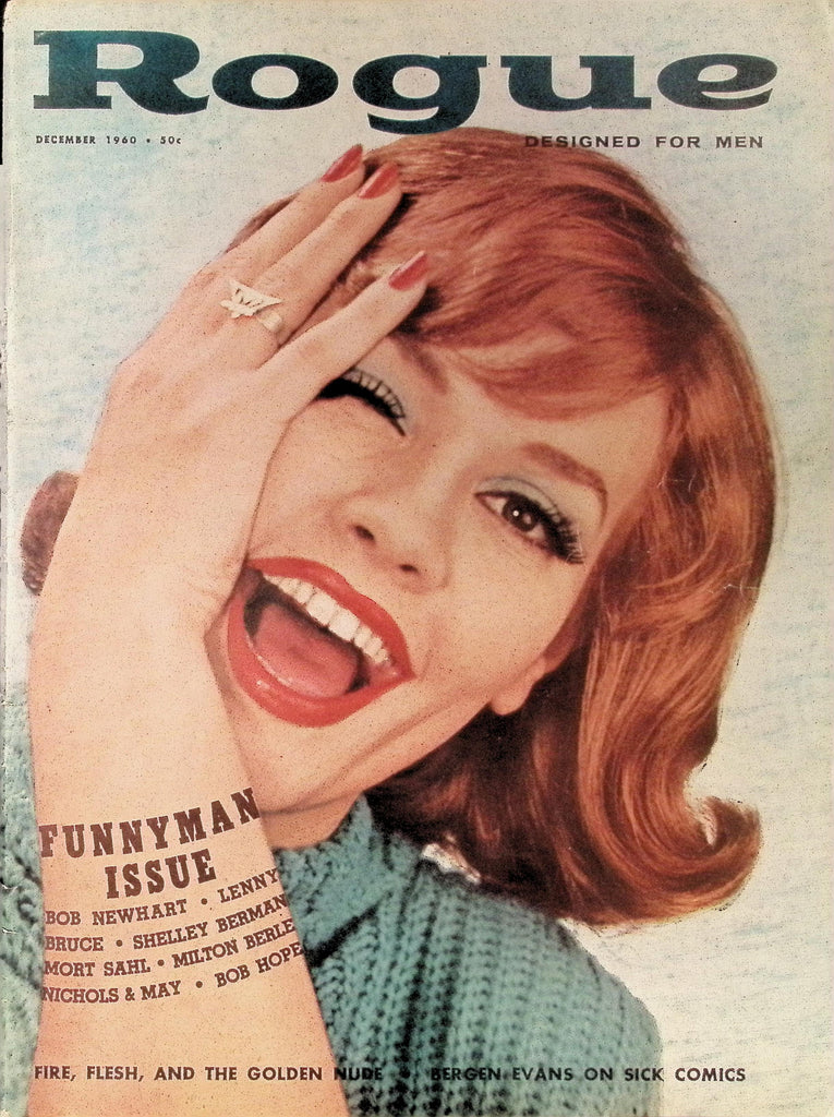 Rogue Magazine December 1960 Bob Newhart Shlley Bermann Bob Hope 021026AMP