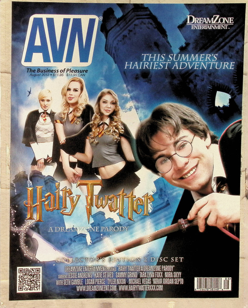 AVN Adult Video News Magazine August 2012 Anikka Albrite Hairy Twatter 101825AMP