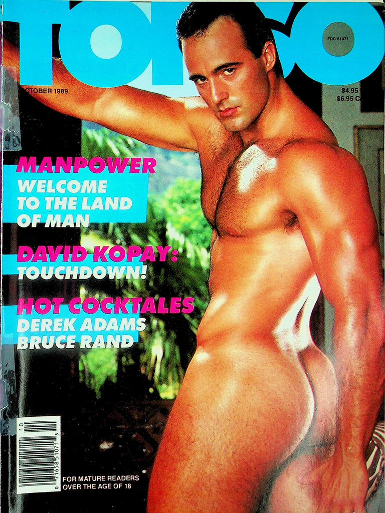 Torso Gay Magazine   Hot Cocktales: Derek Adams & Bruce Rand   October 1989   122525lmp