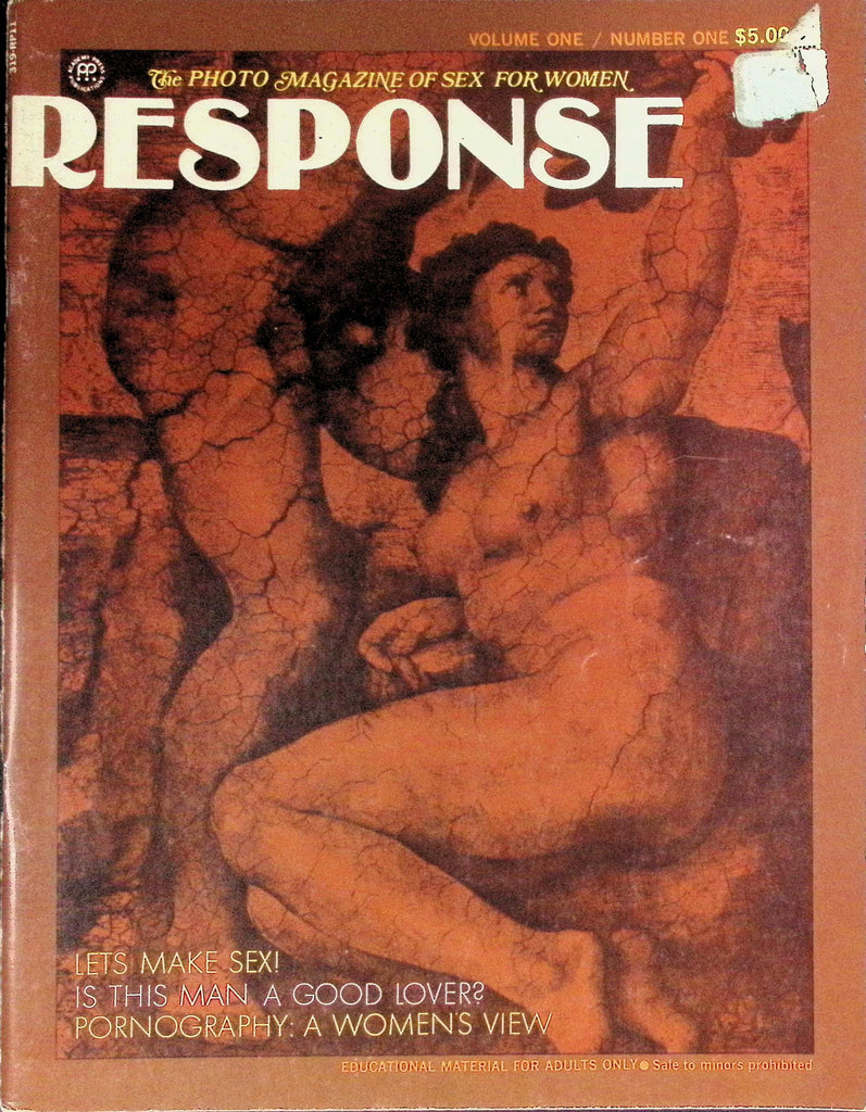 Response Magazine V1 N1 1970s Photo Magazine of Sex for Women 090726LLP