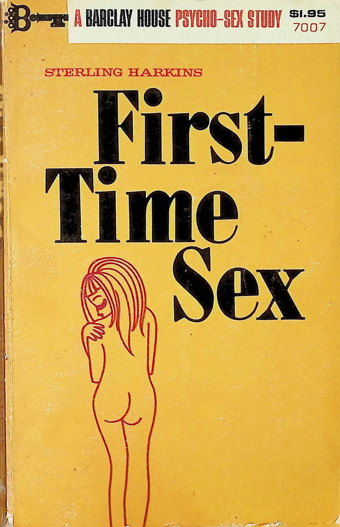 First Time Sex by Sterling Harkins 1969 7007 Barclay House Book Adult Erotic Paperback Novel-052824AMP