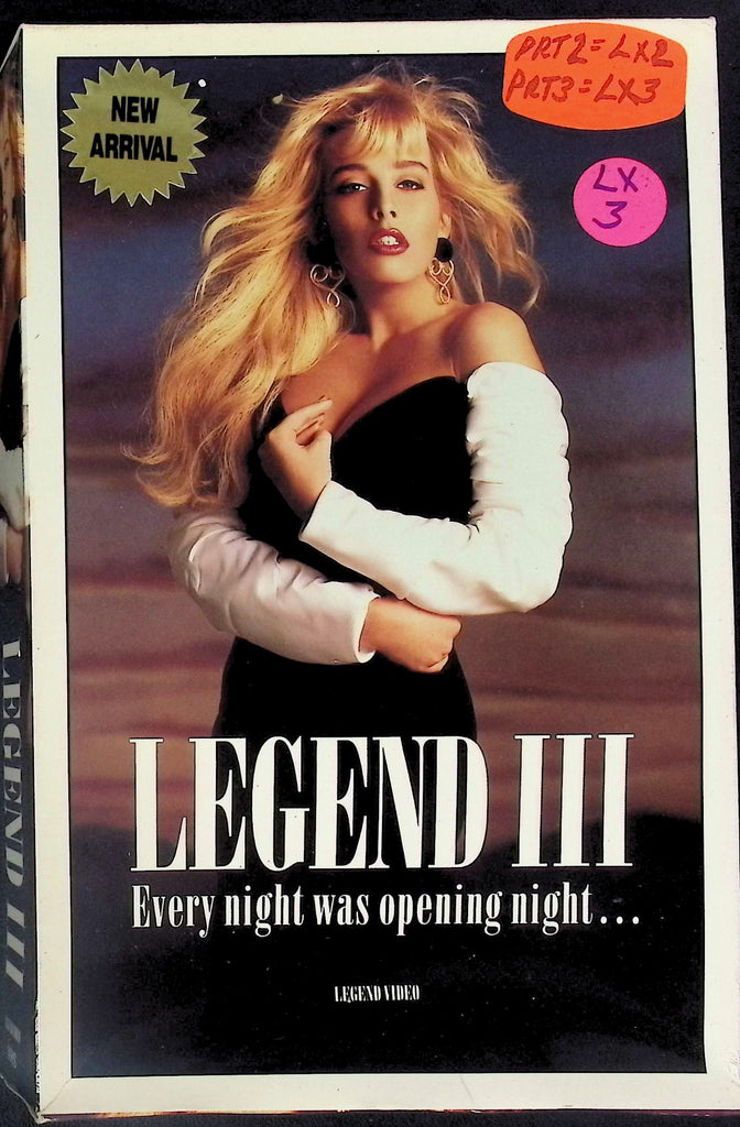 Legend III ft. Sanda Scream, Ashlyn Gere, Ashley Nickole Adult VHS Legend Video 091725AKVHS2