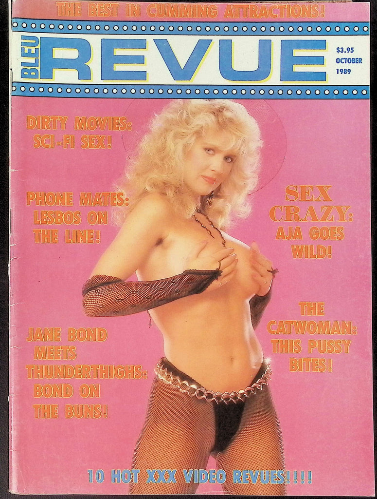 Bleu Revue Magazine Aja October 1989 052226AKP