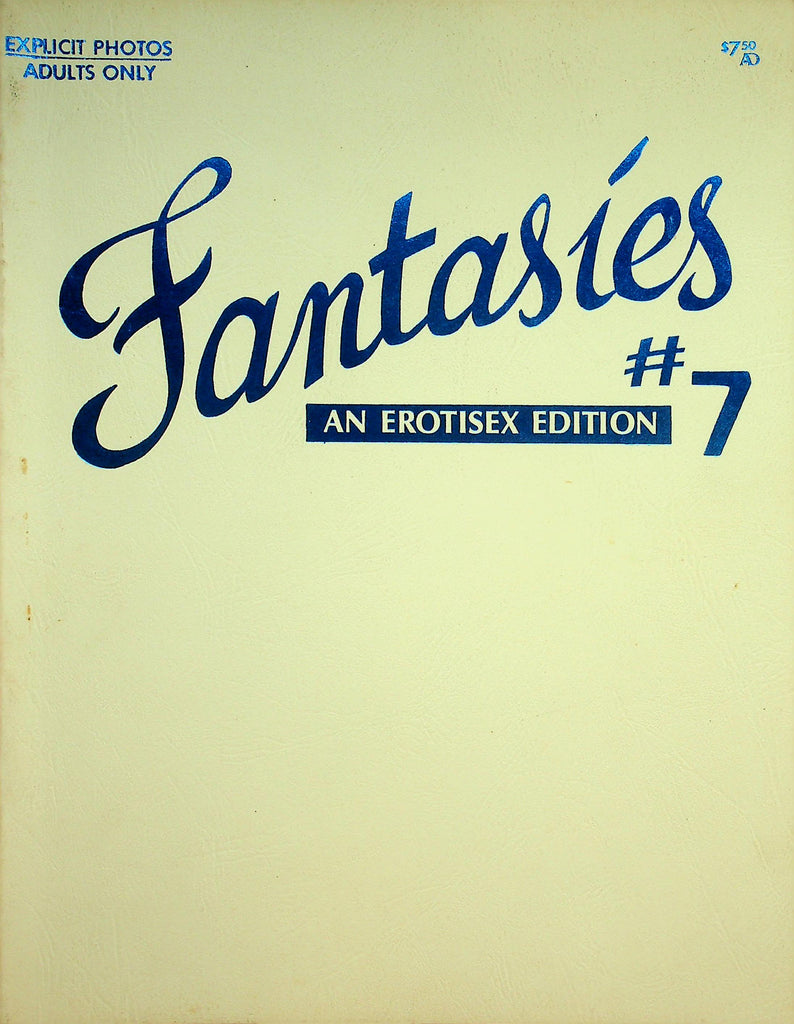 Fantasies Magazine  An Erotisex Edition  37  1980's  070726lmp-GSC