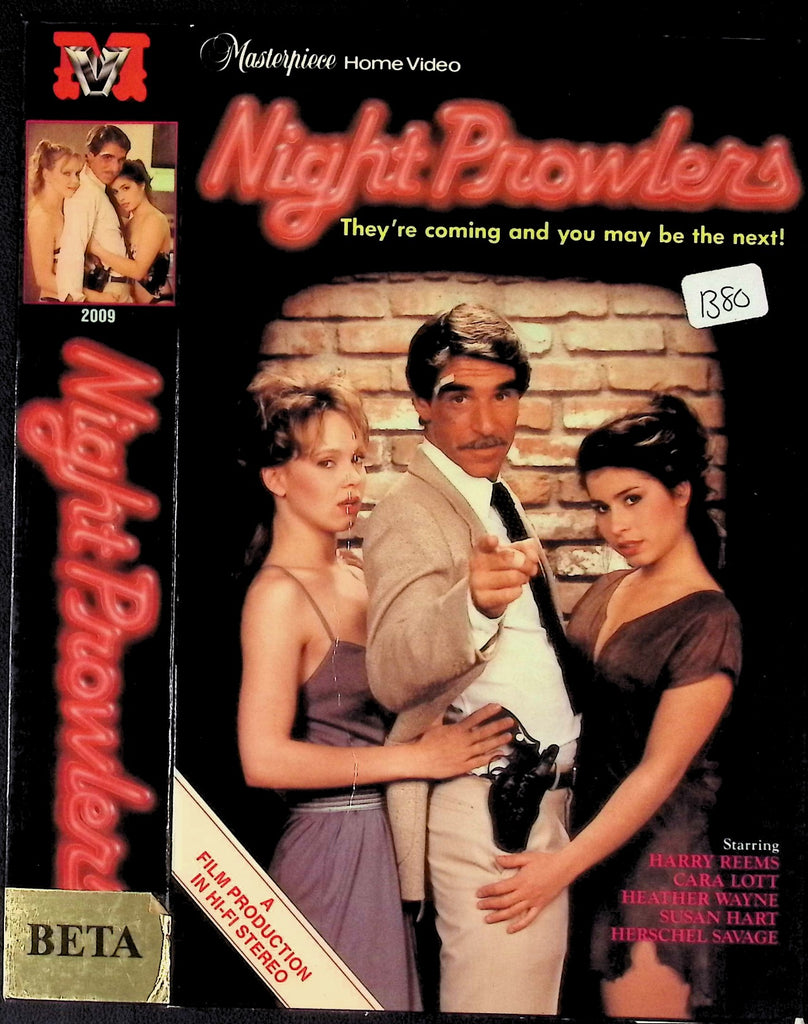 Night Prowlers with Harry Reems Cara Lott Heather Wayne Adult VHS Masterpiece Home Video 051226AKVHS2