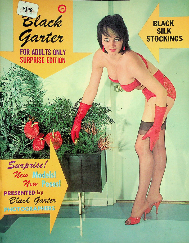 Black Garter Suprise Edition Magazine  Cover/Centerfold Girl Sam  #1  1960's  081726lmp-GSC