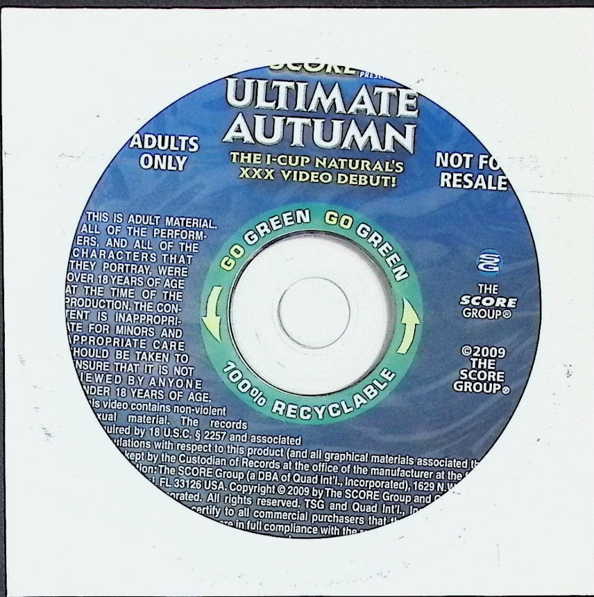 Ultimate Autumn Adult DVD 2009 Score Group 011326AKDVD-B12