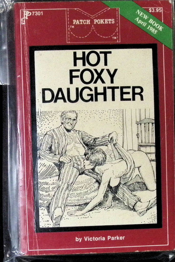 Hot Foxy Step-Daughter by Victoria Parker April 1985 Pokets Book Greenleaf Classics Adult Novel-042324AMP