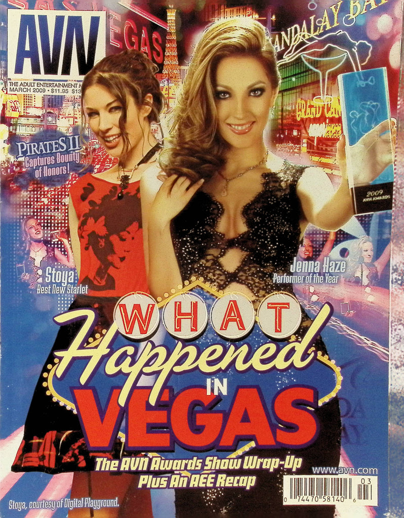 AVN Adult Video News March 2009 What Happened in Vegas Stoya Jenna Haze & Much more  101625AMP