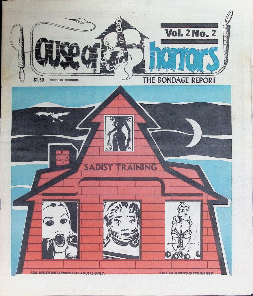 House of Horrors Newspaper Vol 2 #2  1981 The Bondag Report, Sadist Training 092626LLP2