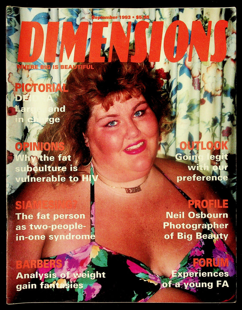 Dimensions Adult BBW Magazine Sept. 1993 Deidra Pictorial 083126hrp-88