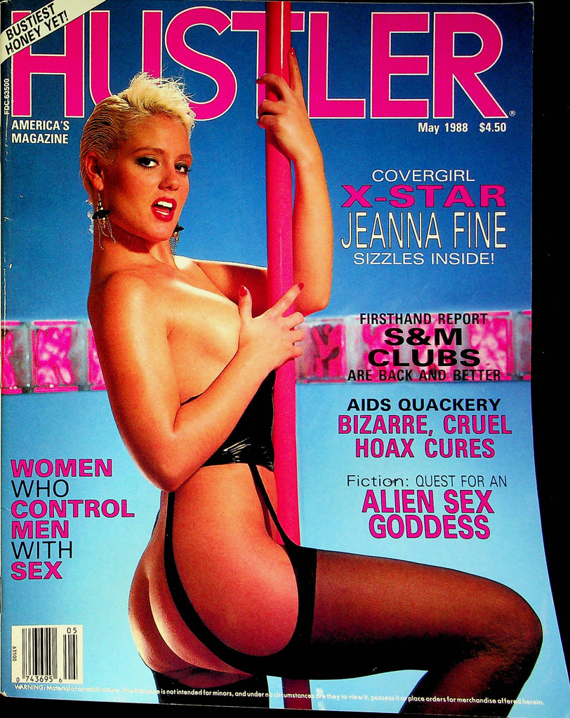 Hustler Magazine Jeanna Fine & S&M Clubs May 1988 060723RP3