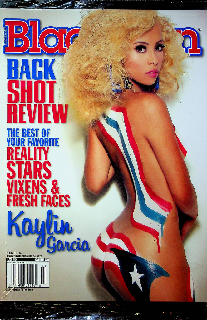 Blackmen Magazine Back Shot Review Kaylin Garcia Vol.16 No.4 November 2013 SEALED 060523RP2