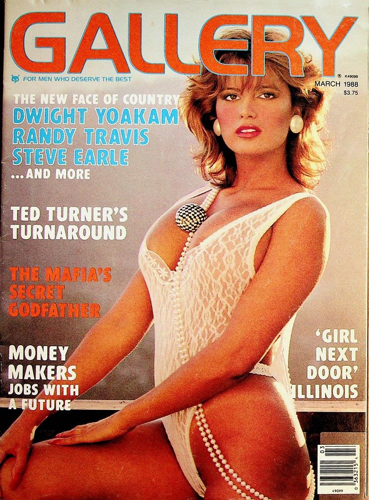 Gallery Magazine  Covergirl Janette / Ted Turner  March 1988    063023lm-p