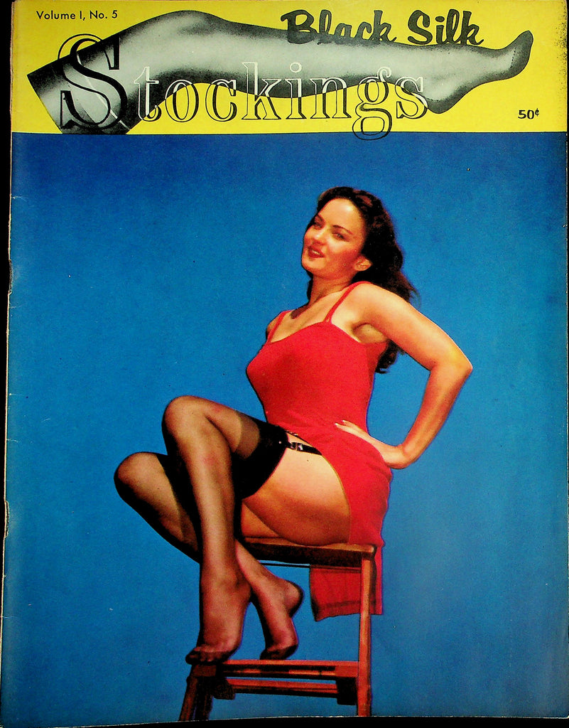 Black Silk Stockings Magazine   Covergirl Debbie Lane  vol.1 #5 1958   060326lmp-GSC