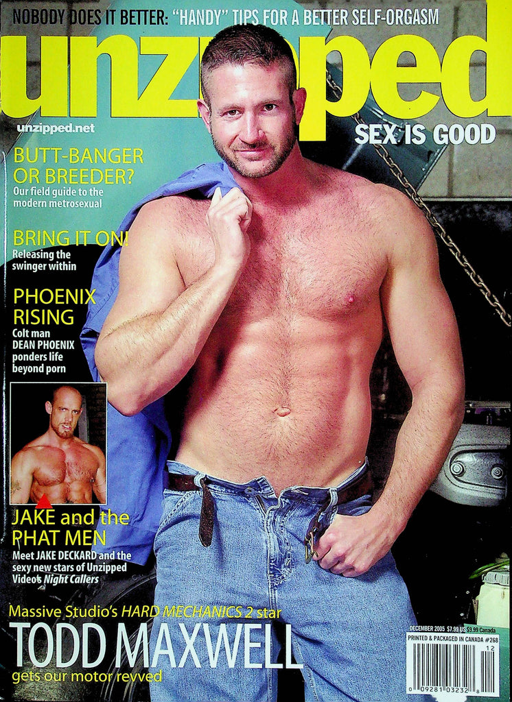 Unzipped Gay Magazine Todd Maxwell & Jake Deckard December 2005 061424RP