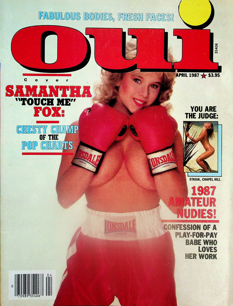 Oui Magazine  Samantha Fox / 1987 Amateur Nudes! April 1987    071725lm-p