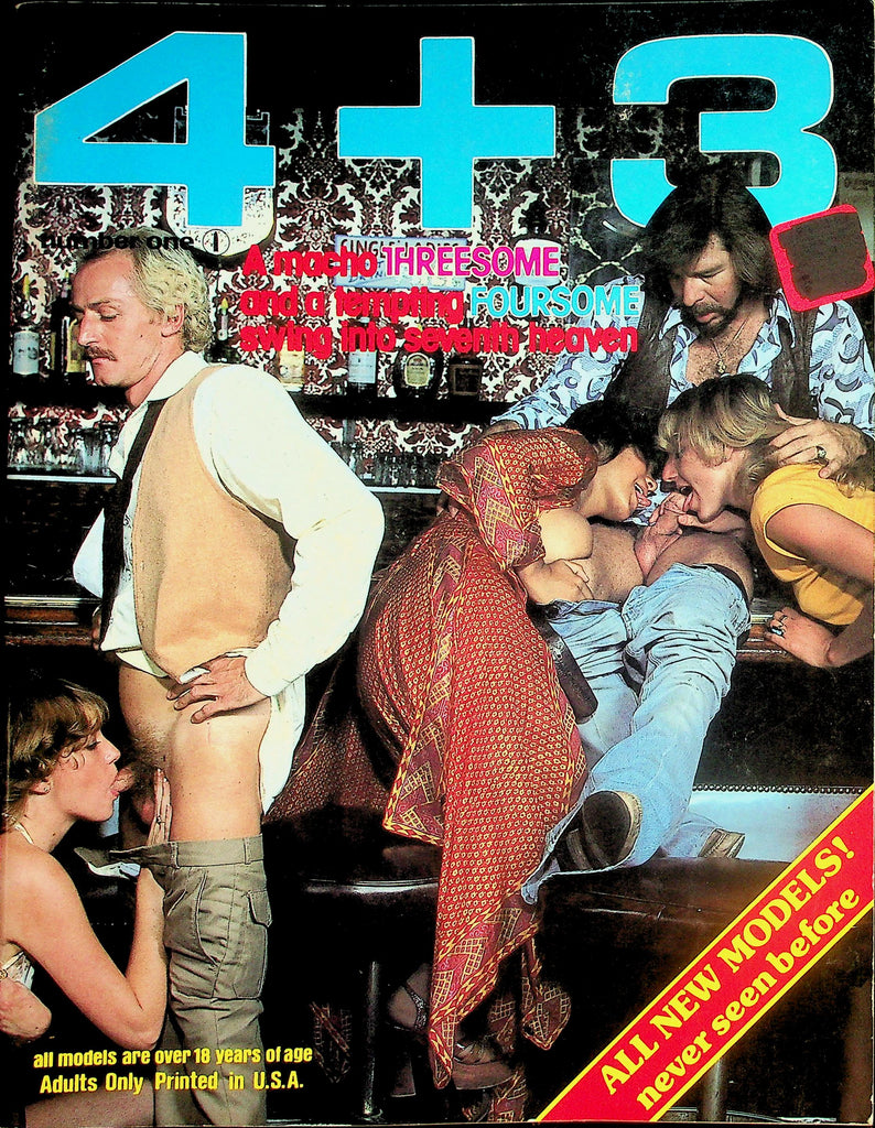 4 + 3 Magazine  A Threesome And A Tempting Foursome Swing Into Seventh Heaven!  #1 1980's   062426lmp-GSC