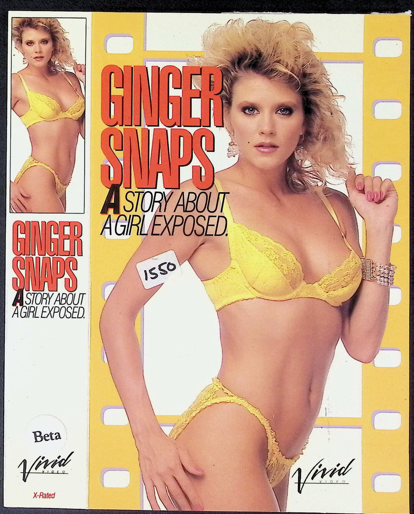Ginger Snaps with Ginger Lynn Gail Force Kim Alexis Adult VHS Vivid Video 042226AKVHS2
