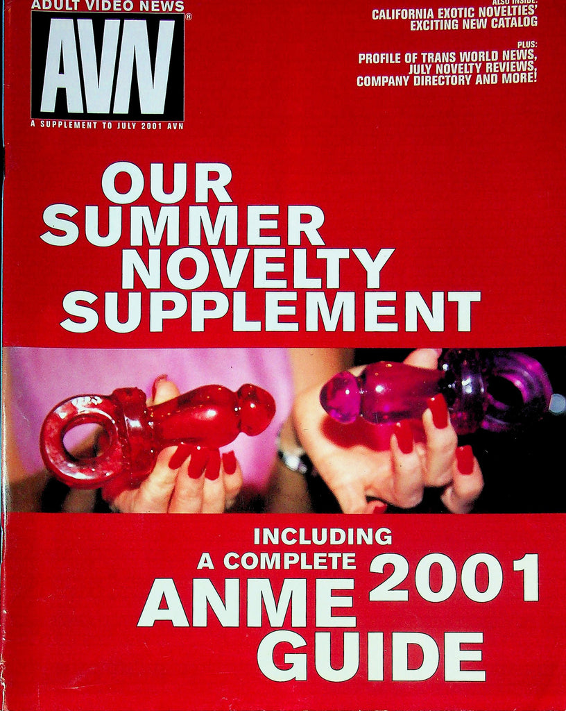 Adult Video News Magazine Supplement July 2001 ANME Guide 061625RP-