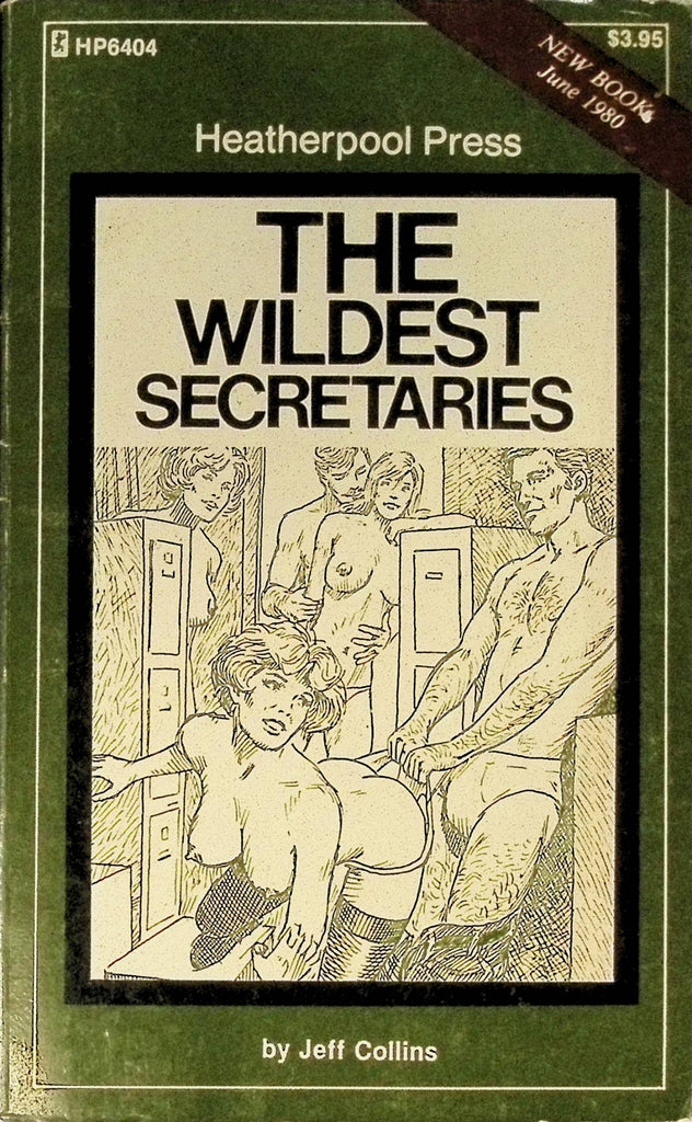 The Wildest Secretaries by Jeff Collins HP6404 June 1980 Heatherpool Press Greenleaf Classics Adult Paperback Novel 082725AMP