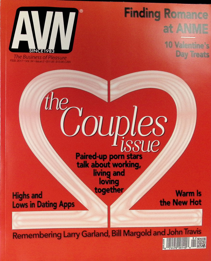 AVN Adult Video News Magazine February 2017 Larry Garland Bill Margold John Travis 102025AMP