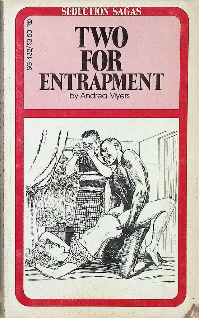 Two for Entrapment by Andrea Myers Seduction Sagas SG-132 1982 Adult Novel-050124AMP