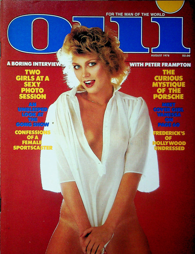 OUI Magazine Vanessa & Porsche August 1978 071723RP