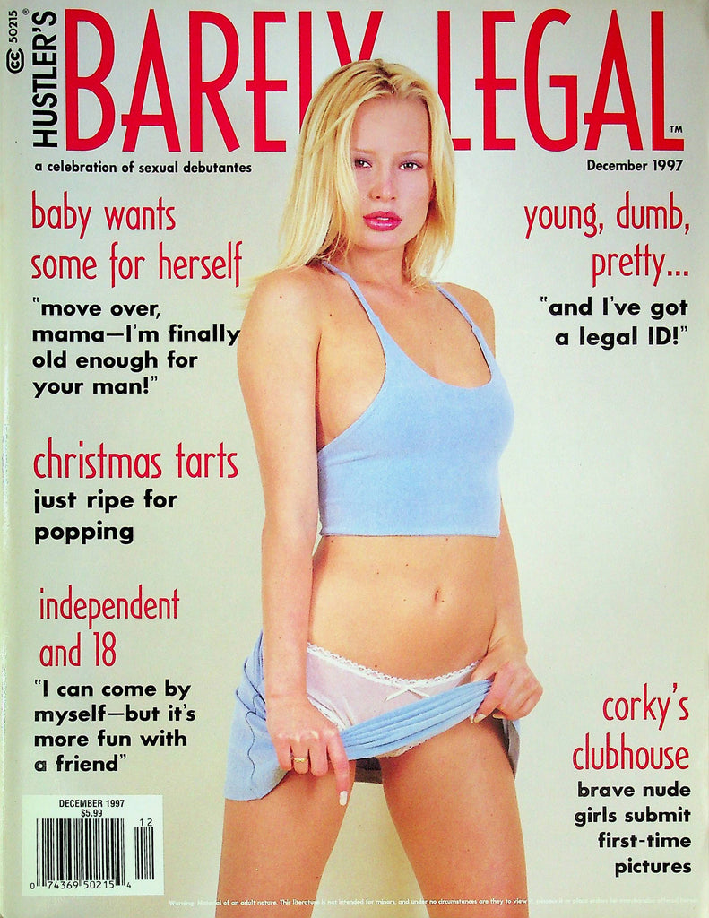Hustler's Barely Legal Adult Magazine Gaia & Venus December 1997 060624RP