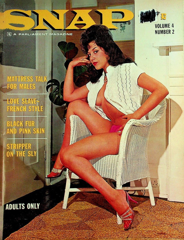 Snap Magazine  Centerfold Girl Glenda / Black Fur And Pink Skin  vol.4 #2  1964  Parliament Publication   060326lmp-GSC