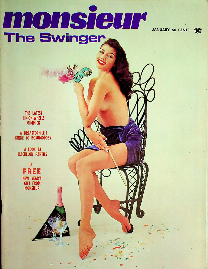 Monsieur The Swinger Magazine  Mademoiselle Of The Month Michele  January 1967      101526lmp-GSC