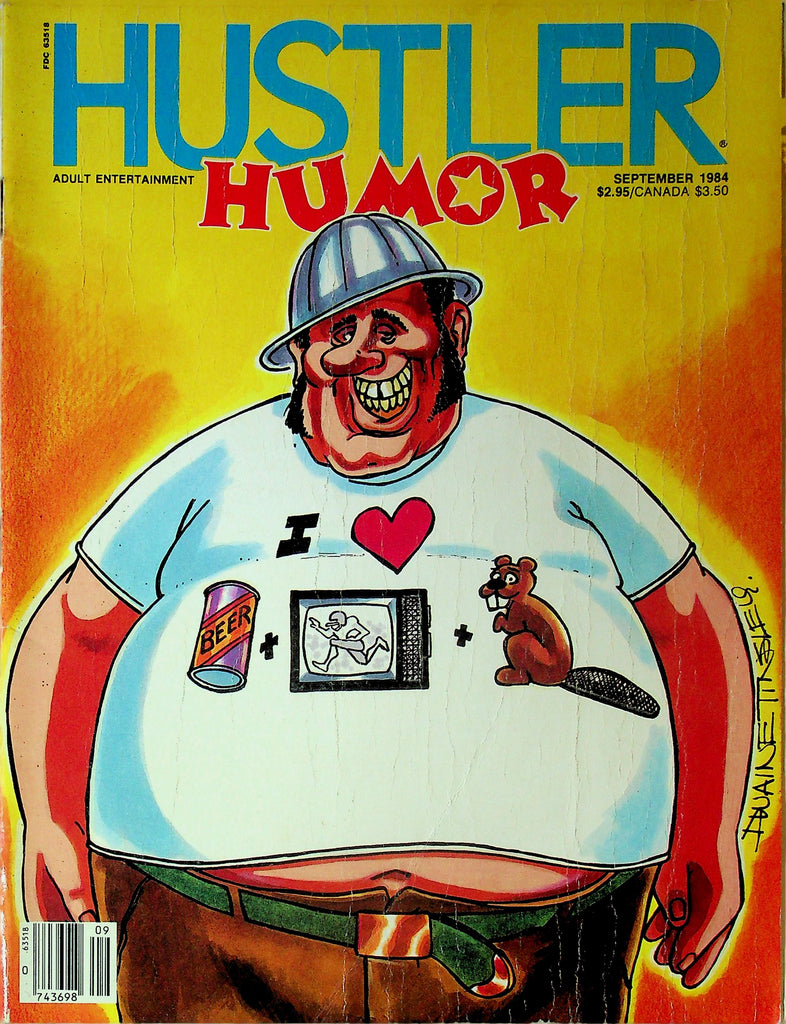 Hustler Humor Magazine Uncivil Service & Sperm Banks September 1984 080825RP-