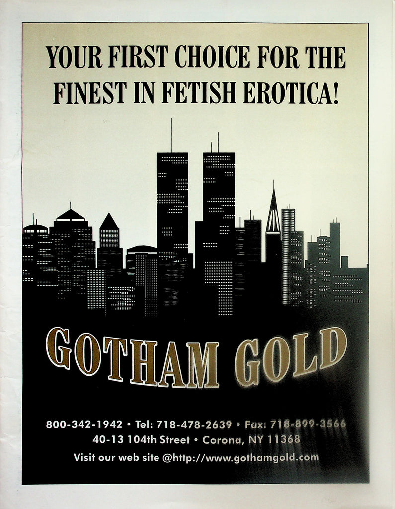 Gotham Gold Catalog  Your First Choice For The Finest In Fetish Erotica!  1990's   120325lmp