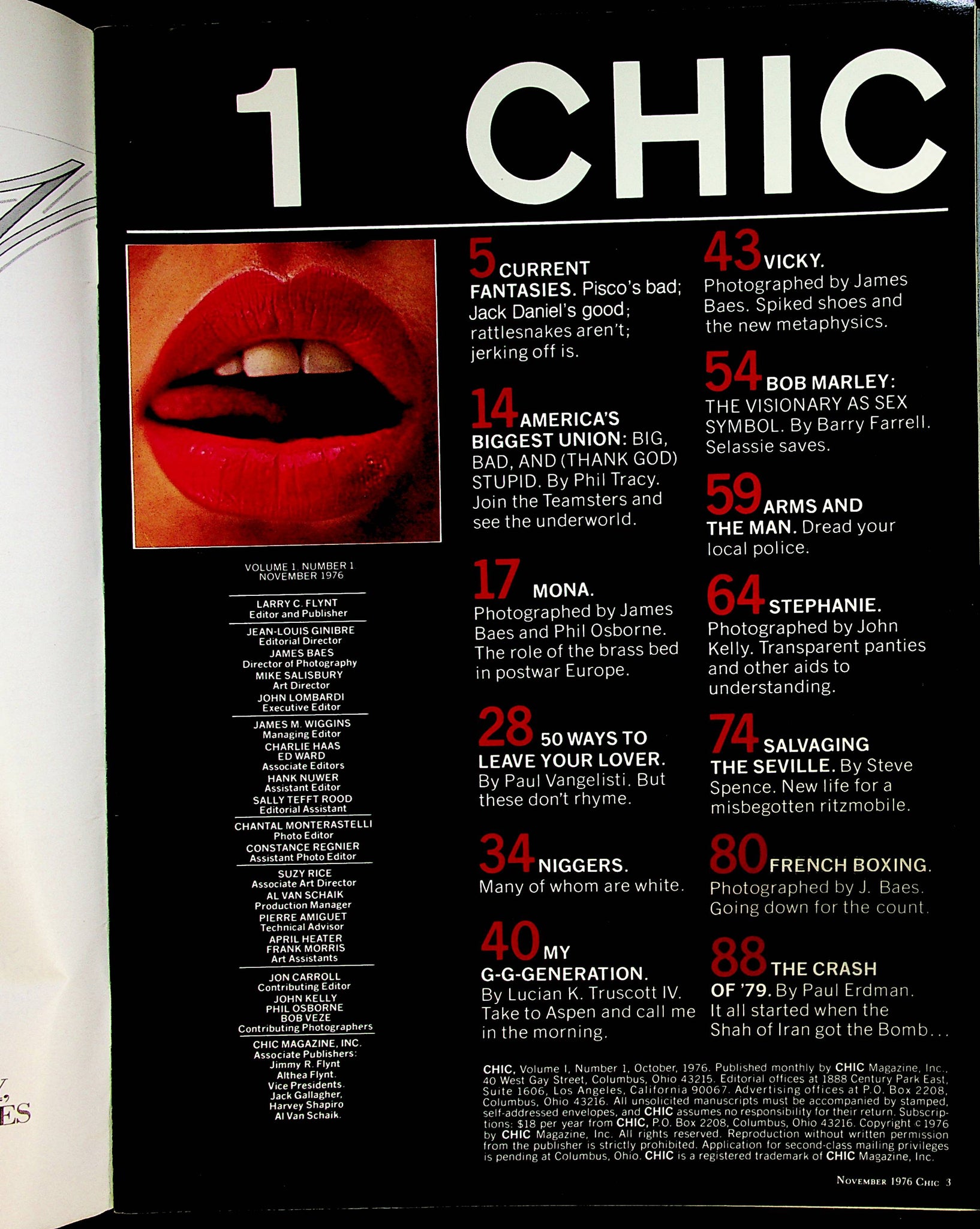 Chic Magazine Centerfold Girl Vicky / Why White Women Love Jamaicans b ...