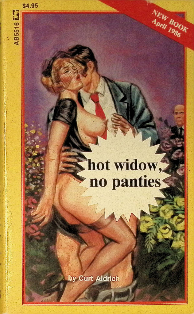 Hot Widow No Panties by Curt Aldrich April 1986 Ab5516 Greenleaf Classics Adult Paperback Novel 072325AMP