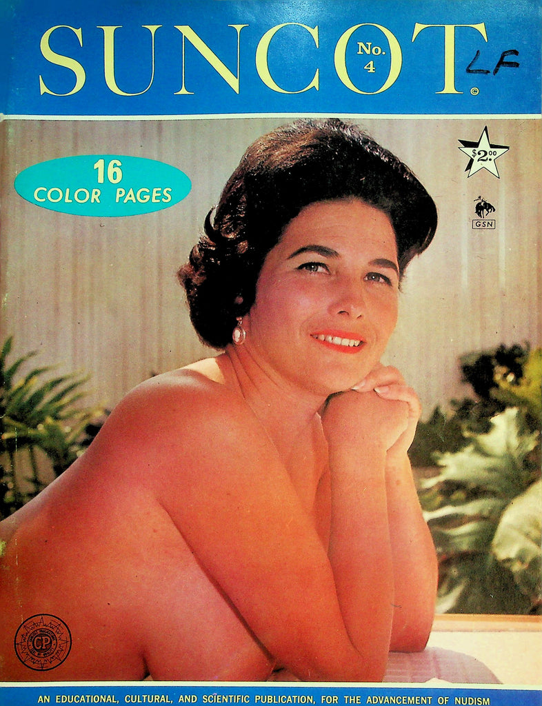 Sun Cot Nudist Magazine  Zoro Friendship Week / You Too Can Afford Nudism  #4 1960's    070626lmp-GSC