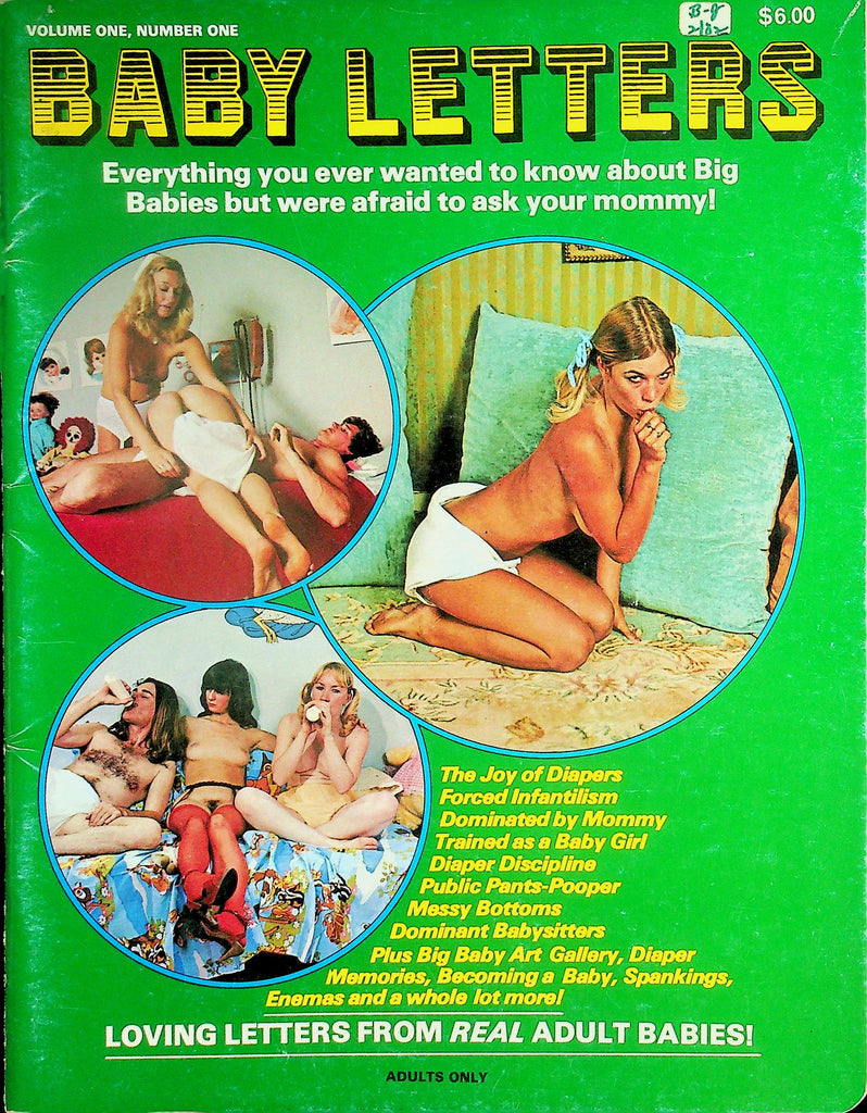 Baby Letters Fetish Magazine    Loving Letters From Real Adult Babies!  vol.1 #1  1970's    101626lmp-GSC