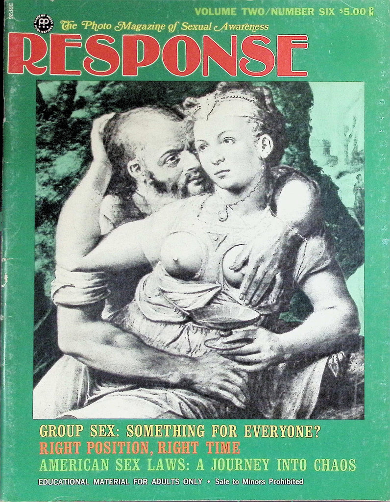 Response Magazine V12 N6 1972 Photo Magazine of Sexual Awareness 090726LLP
