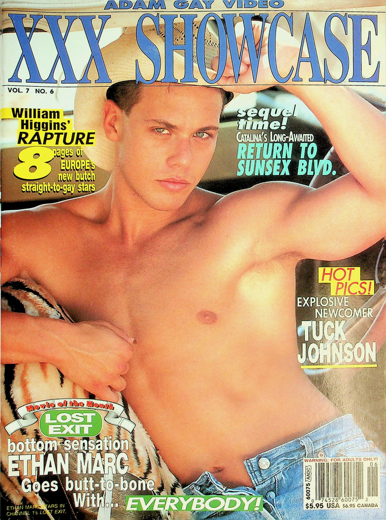 Adam Gay Video XXX Showcase Gay Magazine   Cover Guy Ethan Marc  vol.7 #6  December 1999    041626lmp
