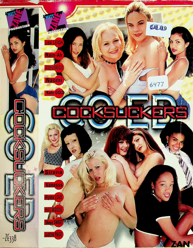 Co-Ed Cocksuckers Sirena Vanessa Alyssa Love Adult VHS Zane 051926NAVHS-21