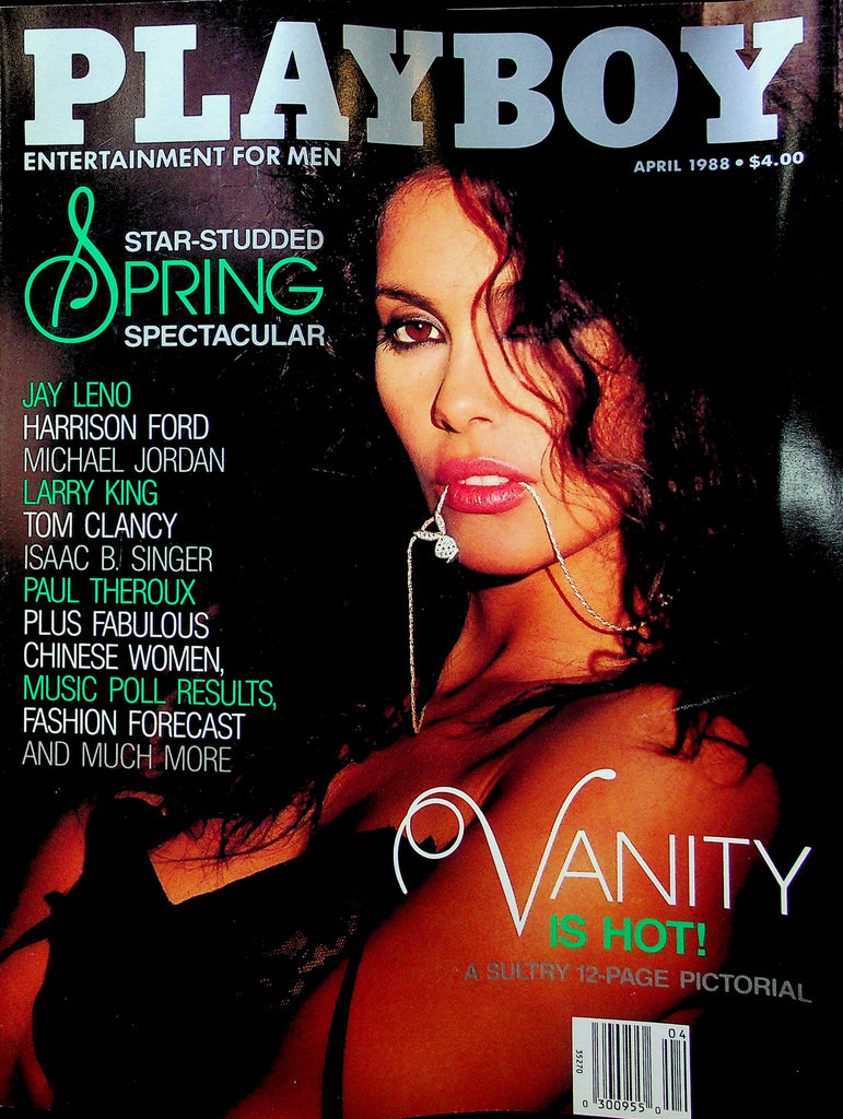 Playboy Magazine Vanity Is Hot Jay Leno & Michael Jordan April 1988 090223RP