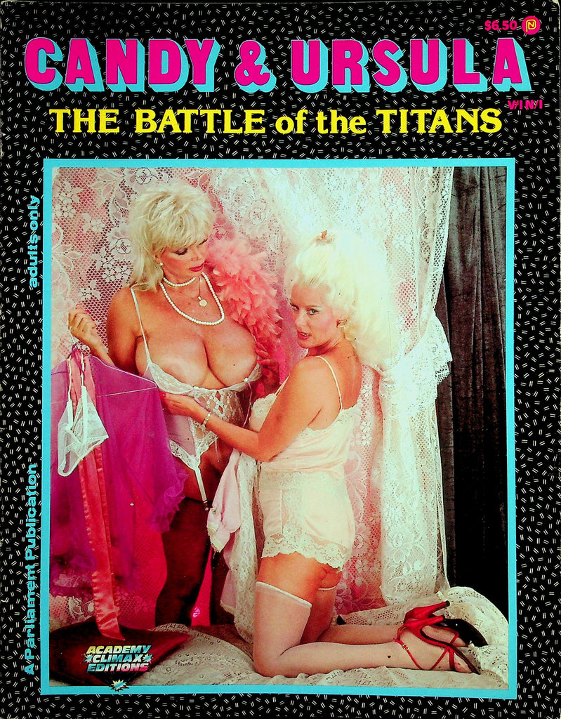 Candy & Ursula The Battle Of The Titans Busty Magazine  Candy Samples  vol.1 #1 1984   071526lmp-GSC