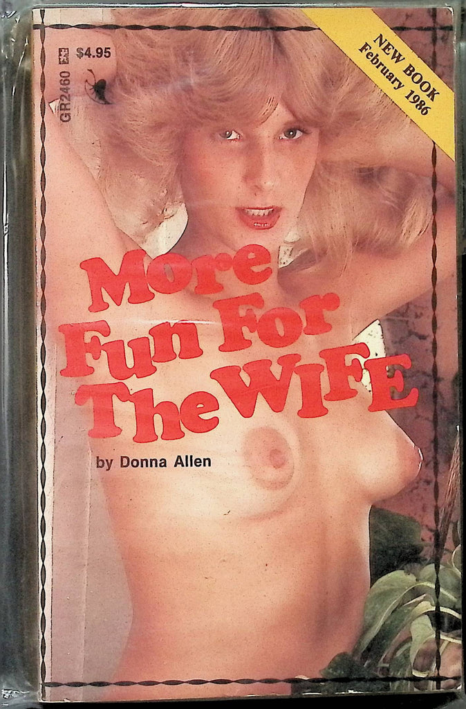 More Fun for The Wife by Donna Allen GR2460 February 1986 Greenleaf Adult Paperback Novel-073124AMP2