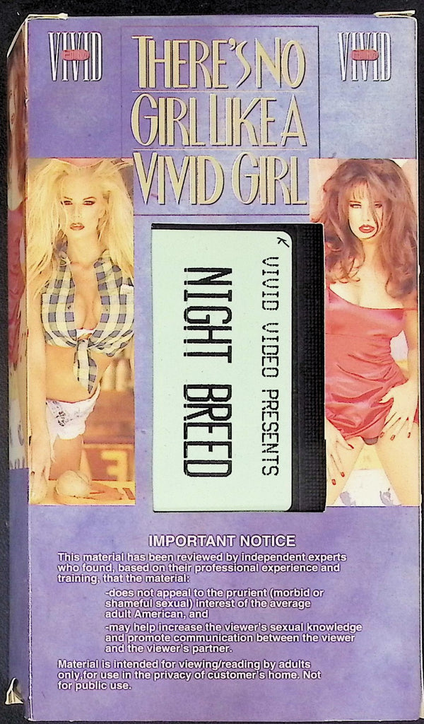 Night Breed Adult VHS 1996 Vivid Video 102425AKVHS