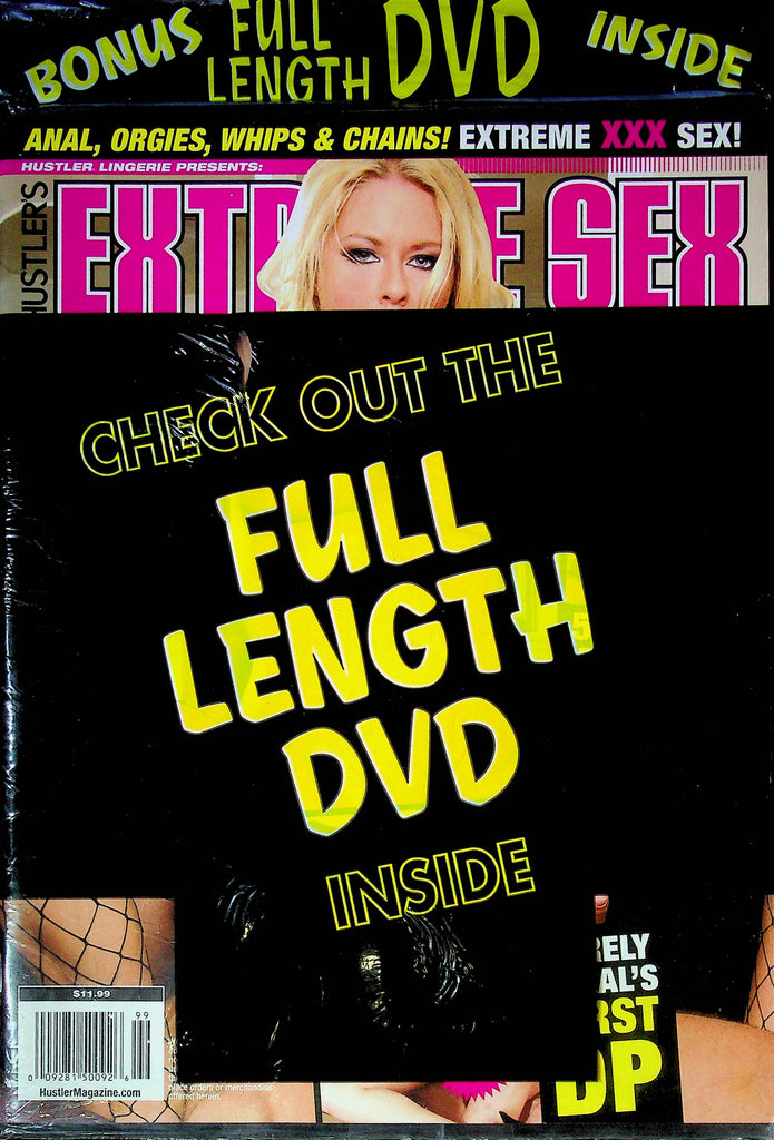 Hustler's Extreme Sex Magazine SEALED W/DVD 090624RP