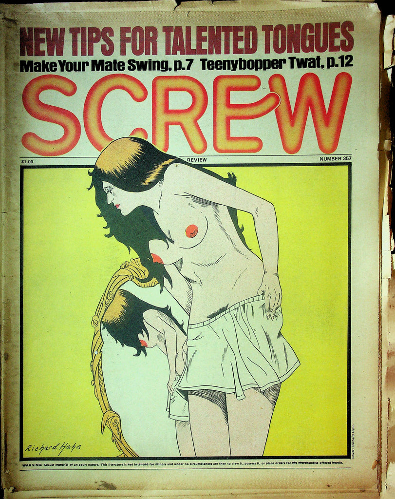 Screw Men's Newspaper New Tips For Talented Tongues No.357 January 5 1976 061124OSRP