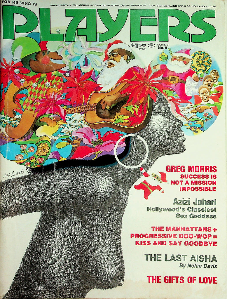 Players Magazine  Azizi Johari Sex Goddess / Greg Morris   vol.3 #8 January 1977    061326lmp-GSC