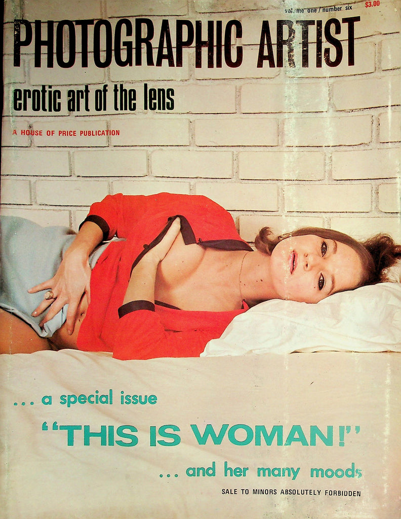 Photographic Artist Magazine  A Special Issue : "This Is A Woman!" ... and her many Moods   vol.1 #6  1960's  060626lmp-GSC